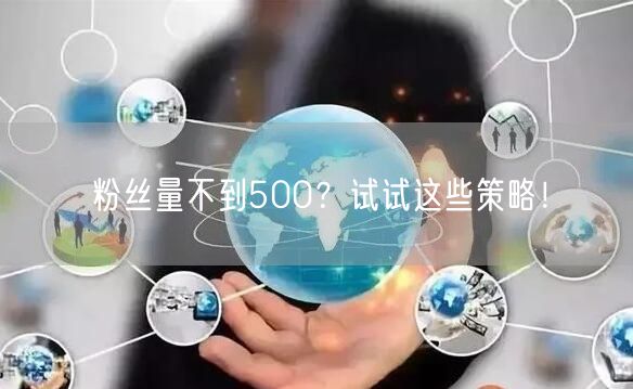 粉丝量不到500？试试这些策略！