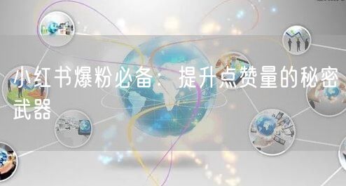 小红书爆粉必备:提升点赞量的秘密武器