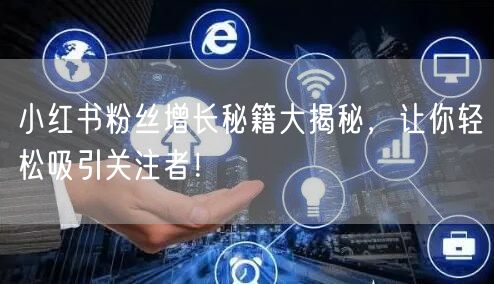 小红书粉丝增长秘籍大揭秘,让你轻松吸引关注者!