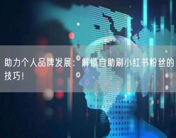 助力个人品牌发展:解锁自助刷小红书粉丝的技巧!