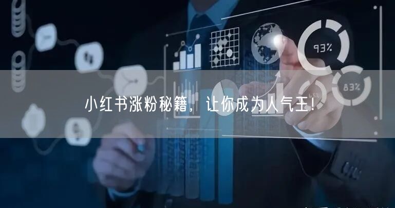 小红书涨粉秘籍,让你成为人气王!