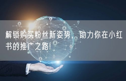 解锁购买粉丝新姿势,助力你在小红书的推广之路!